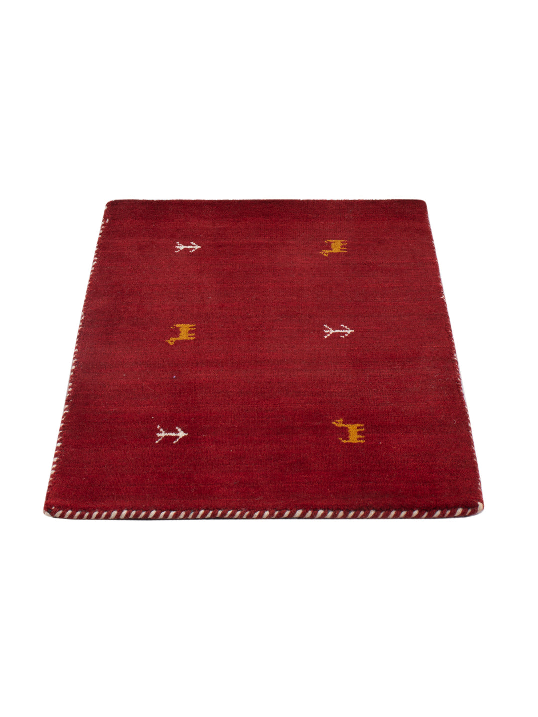 Gabbeh Teppich - Loribaft Softy - 90 x 60 cm - rot