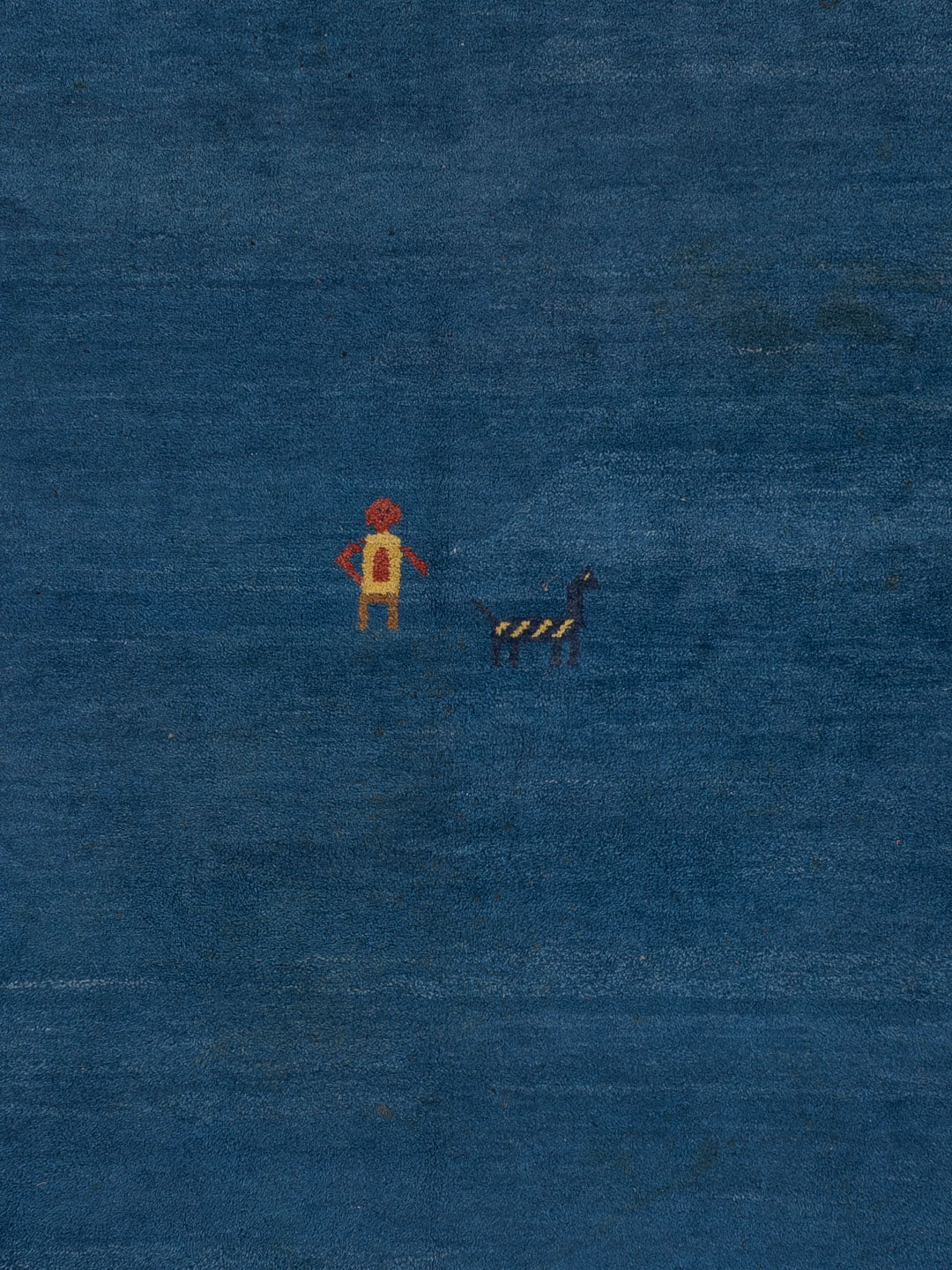 Gabbeh Teppich - Indus - 356 x 250 cm - blau