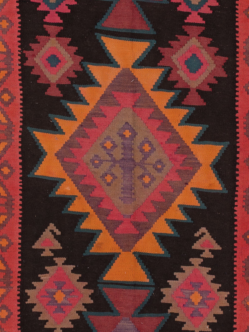 Kelim Teppich - Old - 360 x 150 cm - rost