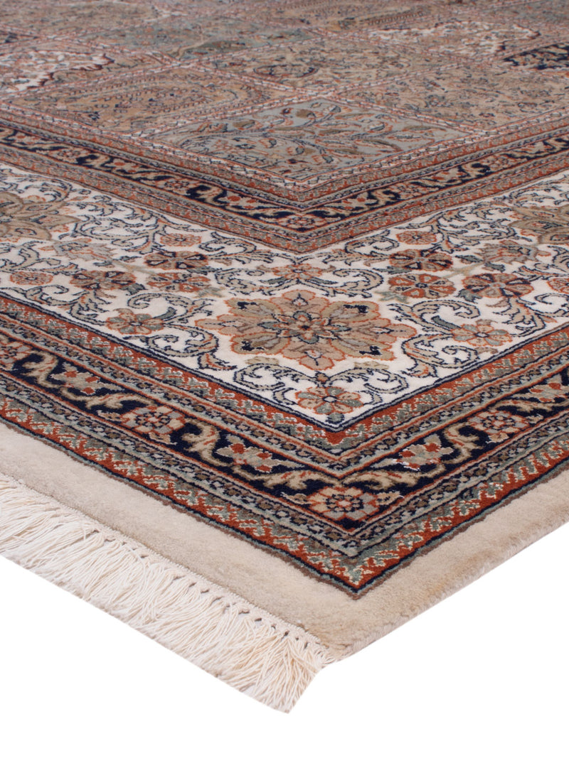 Orientteppich - Ghom - Indus - 396 x 306 cm - dunkelbeige