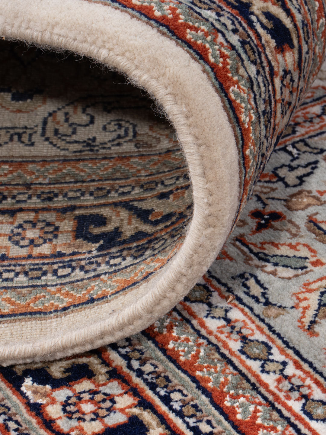 Orientteppich - Ghom - Indus - 396 x 306 cm - dunkelbeige