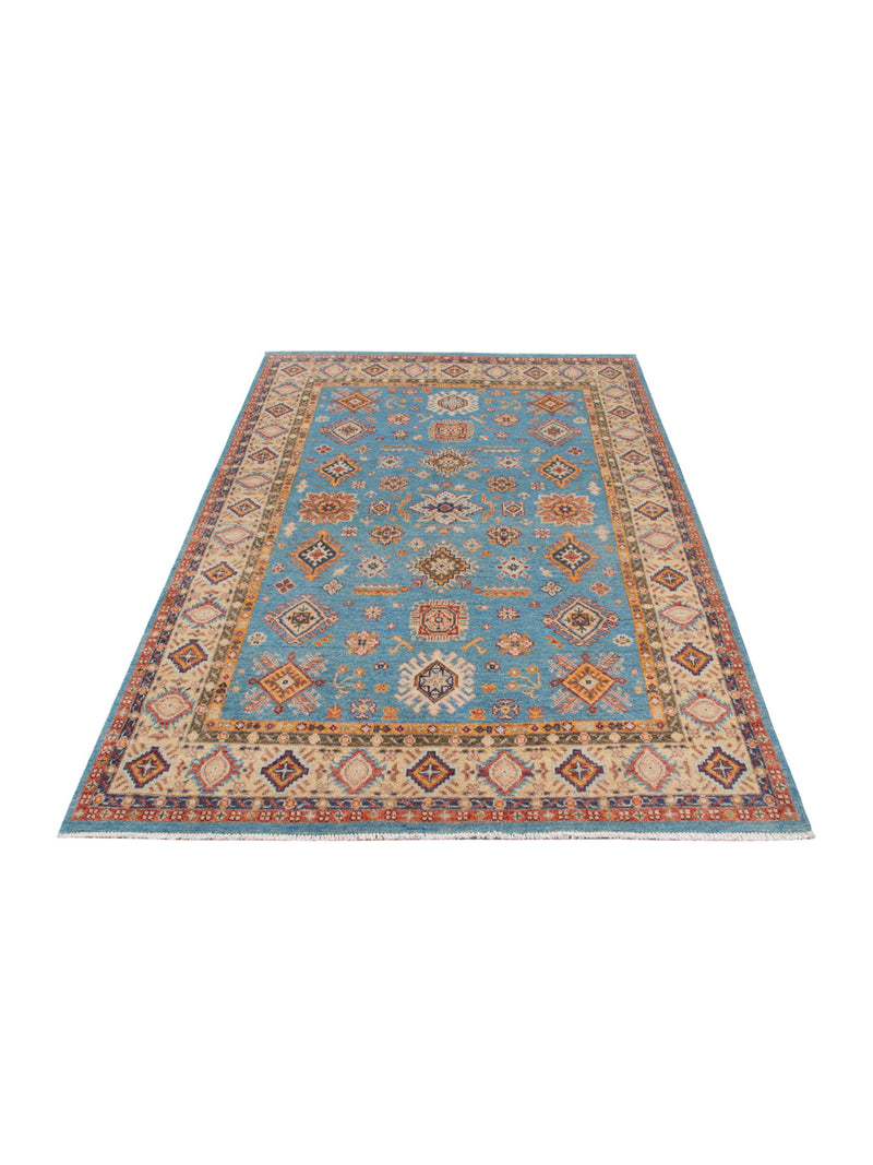 Ziegler Teppich - Kazak - 243 x 172 cm - hellblau
