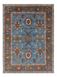 Ziegler Teppich - 209 x 155 cm - blau