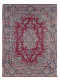Vintage Teppich - 393 x 290 cm - hellrot