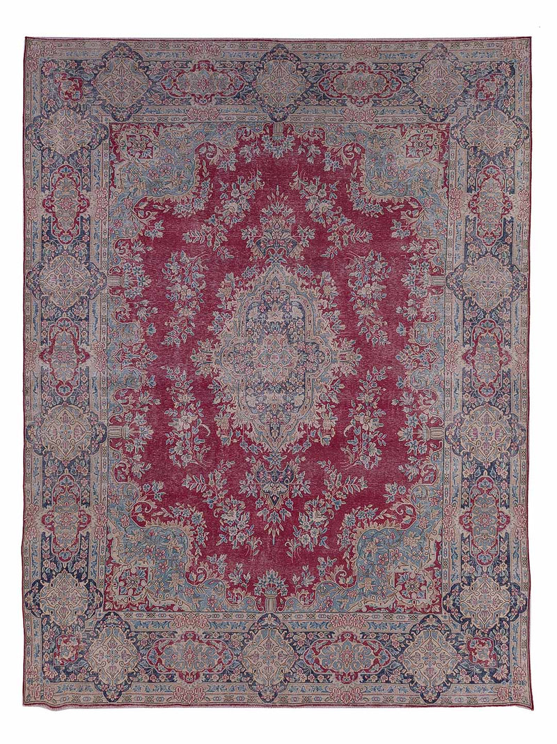 Vintage Teppich - 393 x 290 cm - hellrot