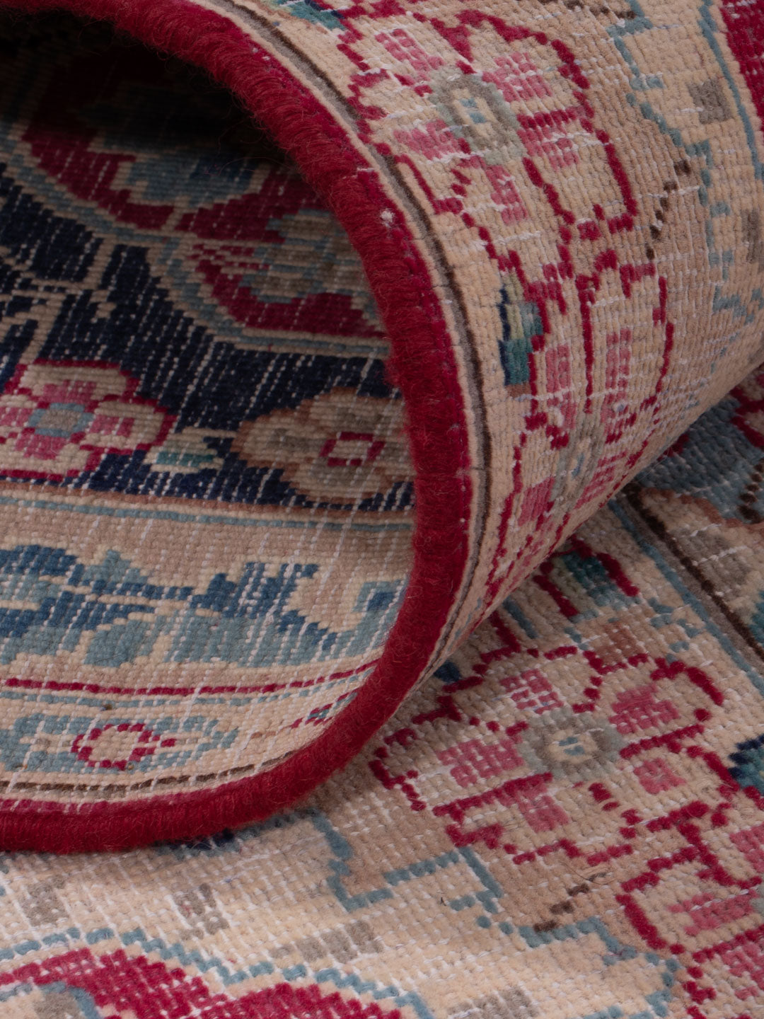 Vintage Teppich - 393 x 290 cm - hellrot