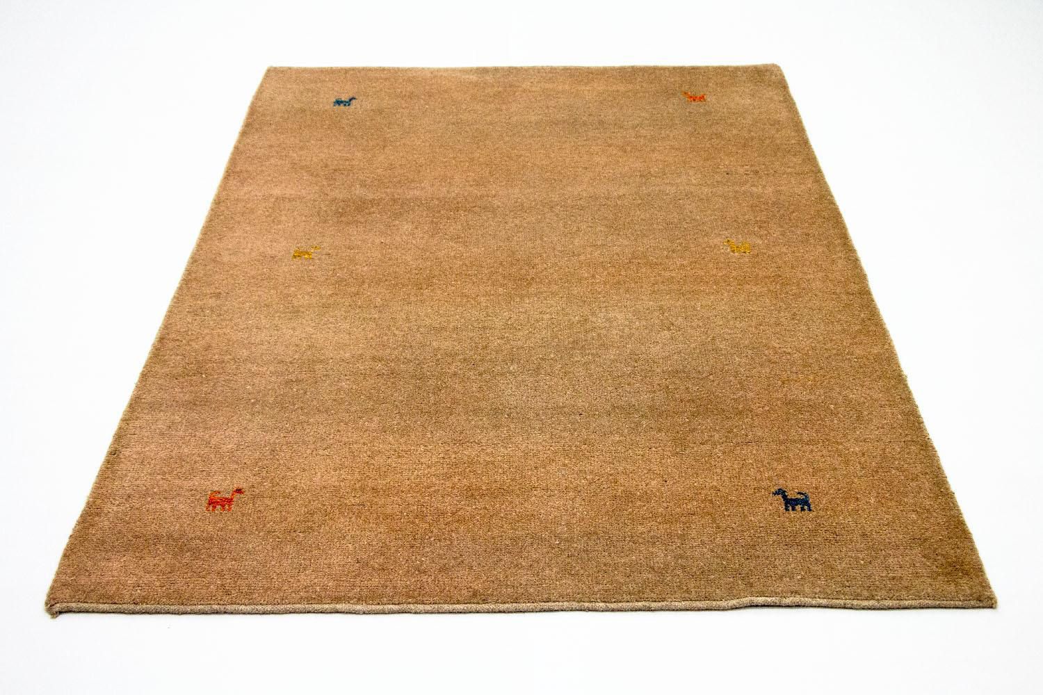 Gabbeh-tæppe - Indus - 200 x 140 cm - brun