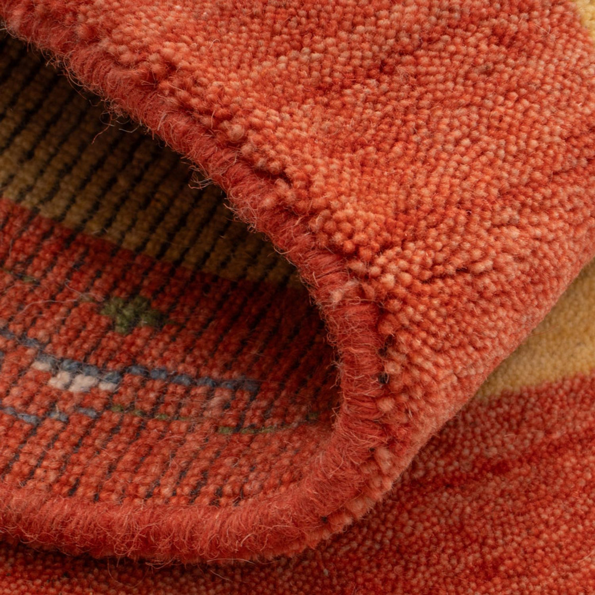 Gabbeh-tæppe - Softy - 90 x 60 cm - gul