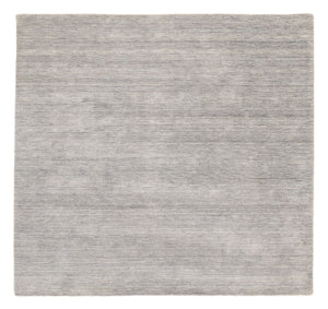 Gabbeh-tæppe - Loribaft Indus firkantet  - 200 x 200 cm - lysegrå
