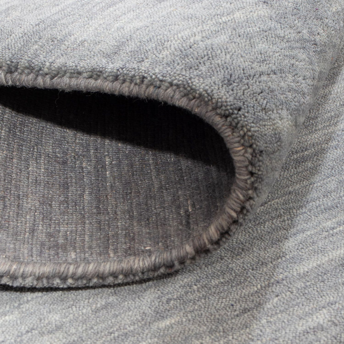 Gabbeh-tæppe - Loribaft Indus firkantet  - 200 x 200 cm - lysegrå