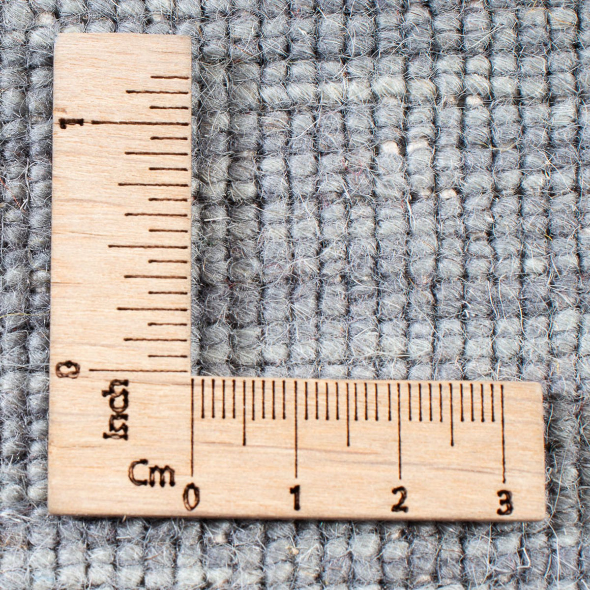 Gabbeh-tæppe - Loribaft Indus firkantet  - 200 x 200 cm - lysegrå