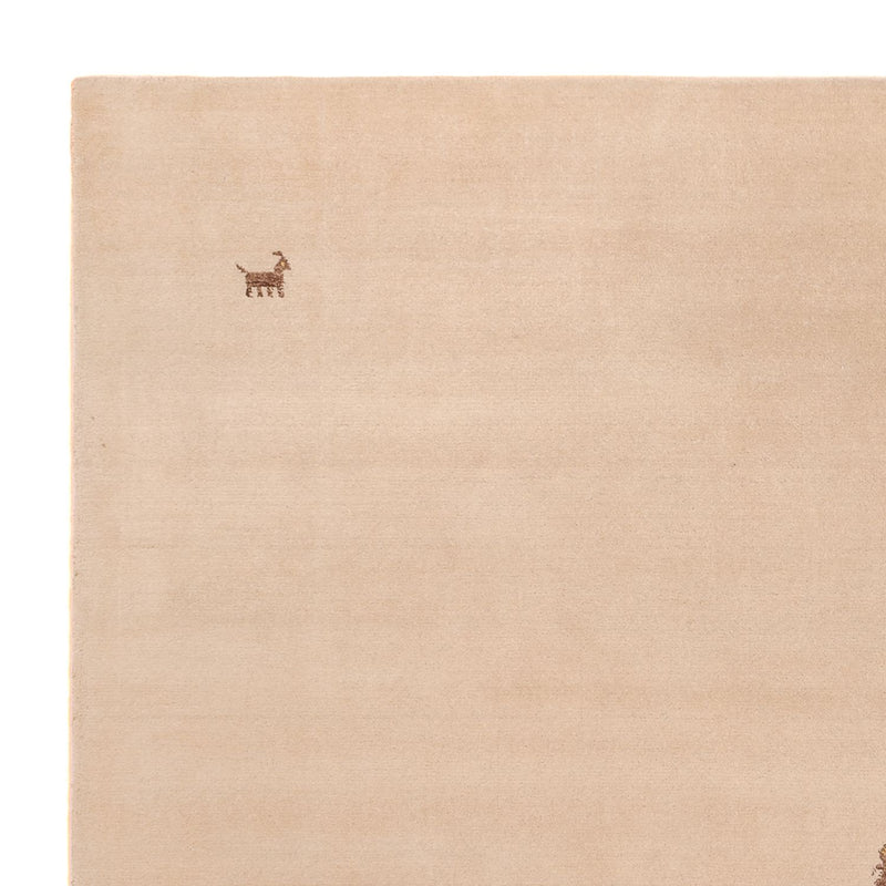 Gabbeh-tæppe - Softy firkantet  - 250 x 250 cm - beige