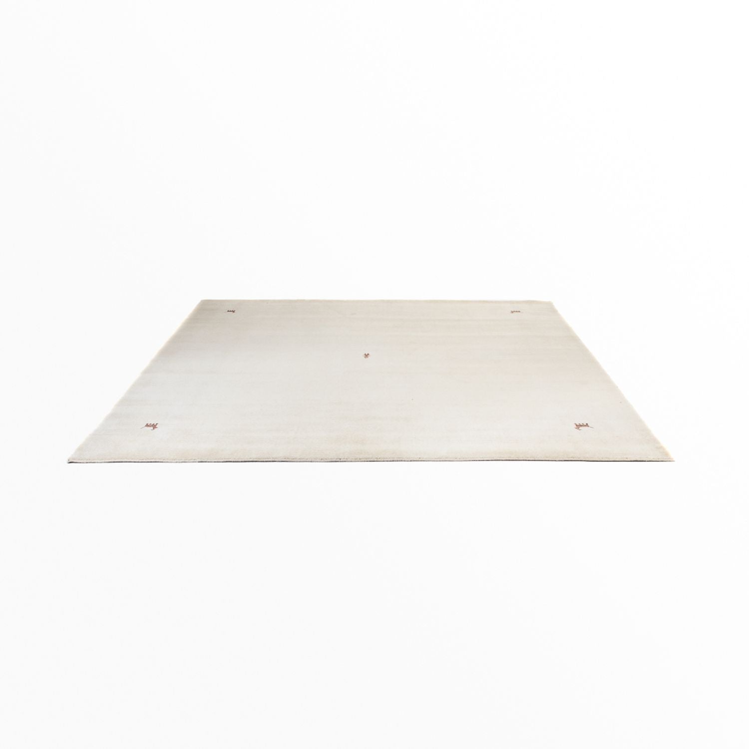 Gabbeh-tæppe - Softy firkantet  - 250 x 250 cm - beige