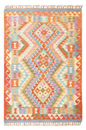 Kelim Carpet - Splash - 165 x 100 cm - flerfarvet