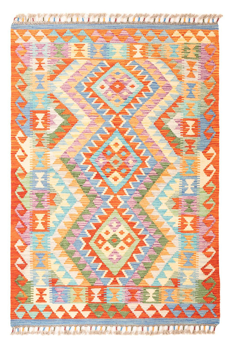 Kelim Carpet - Splash - 165 x 100 cm - flerfarvet