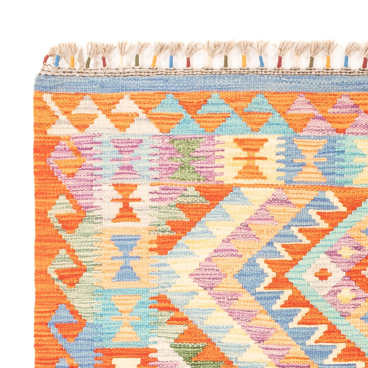 Kelim Carpet - Splash - 165 x 100 cm - flerfarvet