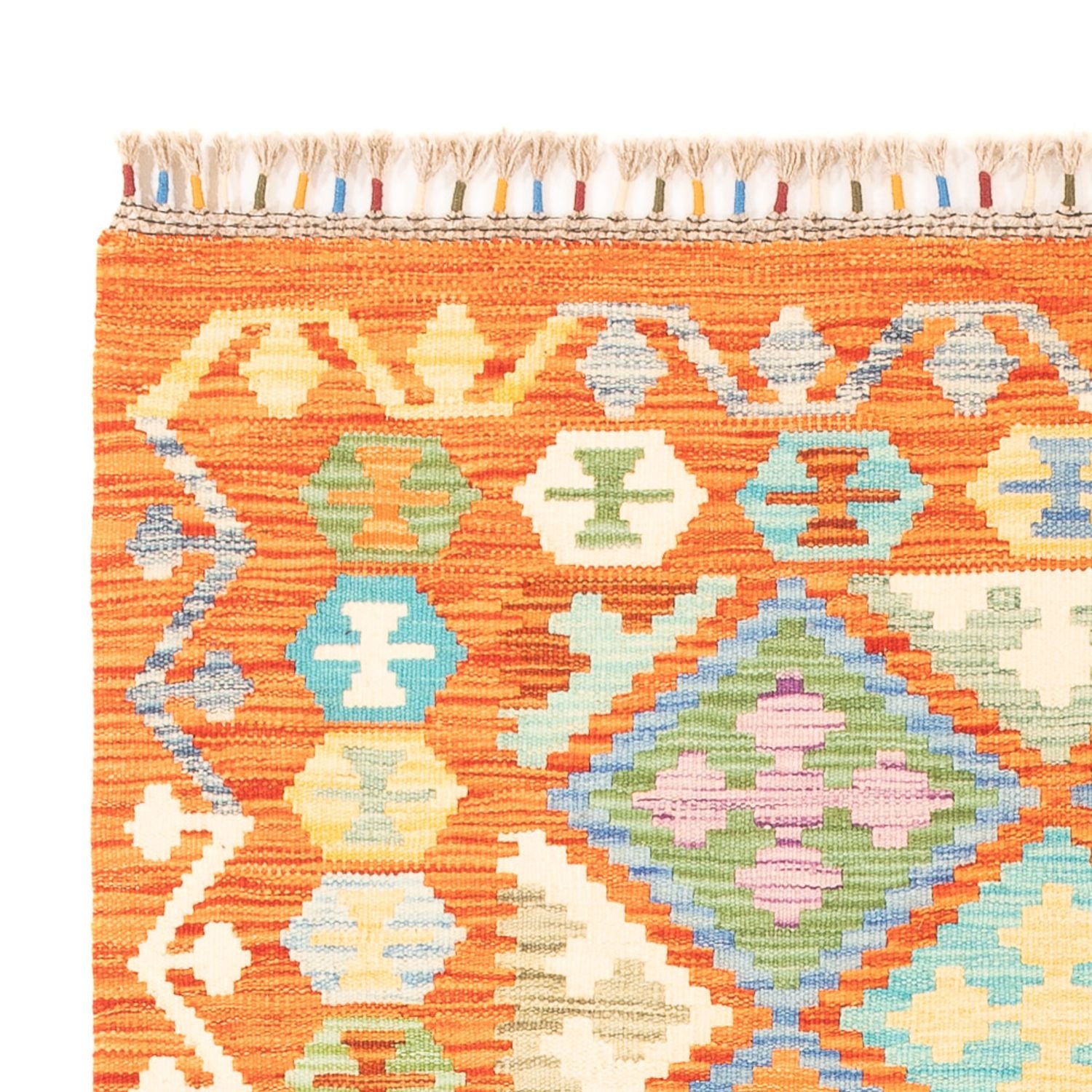 Kelim Carpet - Splash - 165 x 100 cm - flerfarvet