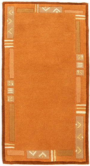 Nepal Tæppe - 137 x 73 cm - orange