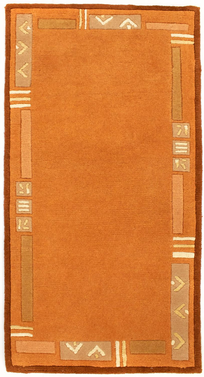 Nepal Tæppe - 137 x 73 cm - orange