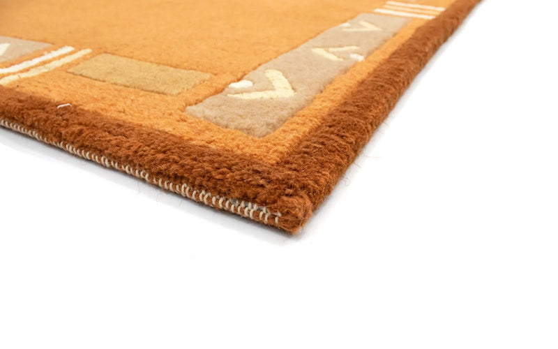 Nepal Tæppe - 137 x 73 cm - orange