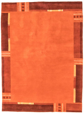 Nepal Tæppe - 239 x 173 cm - orange