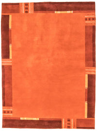 Nepal Tæppe - 239 x 173 cm - orange