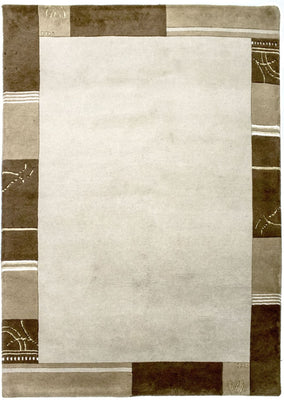 Nepal Tæppe - 197 x 143 cm - beige