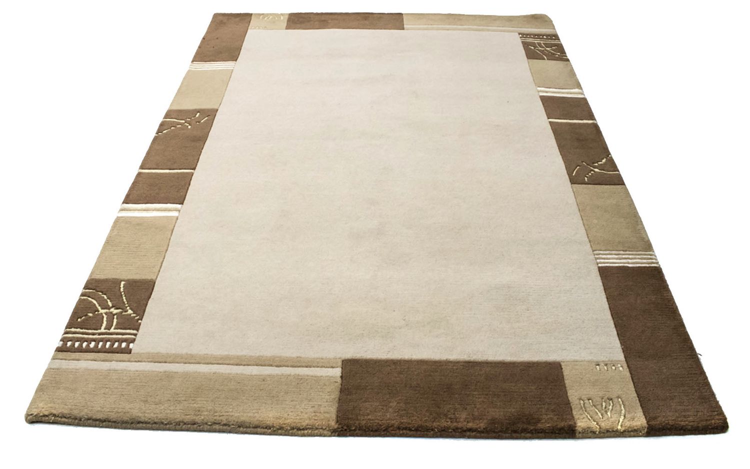 Nepal Tæppe - 197 x 143 cm - beige
