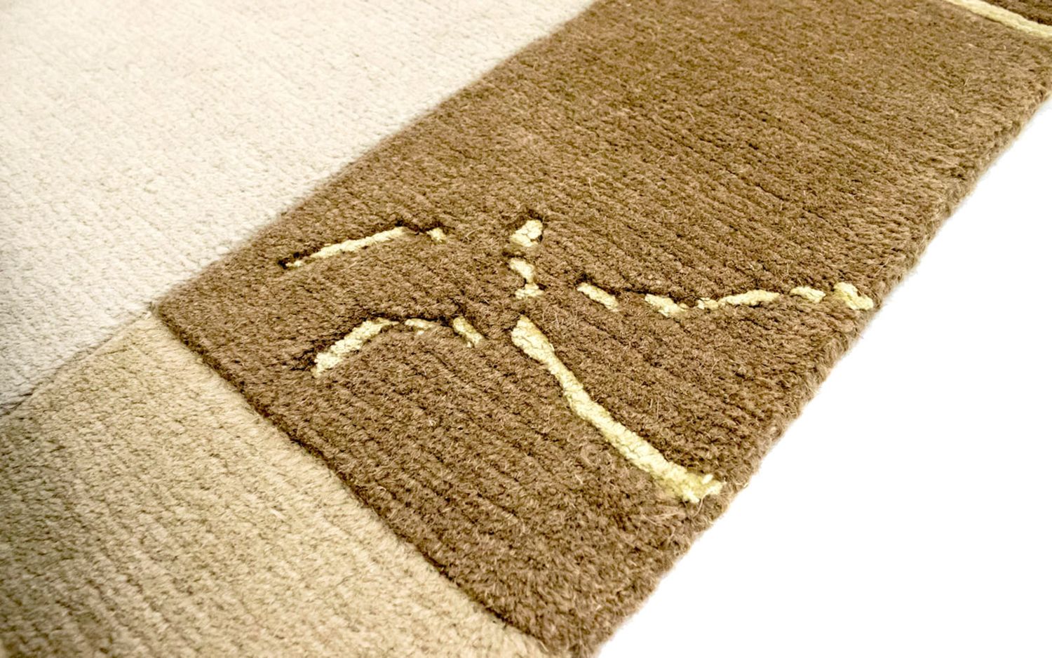 Nepal Tæppe - 197 x 143 cm - beige