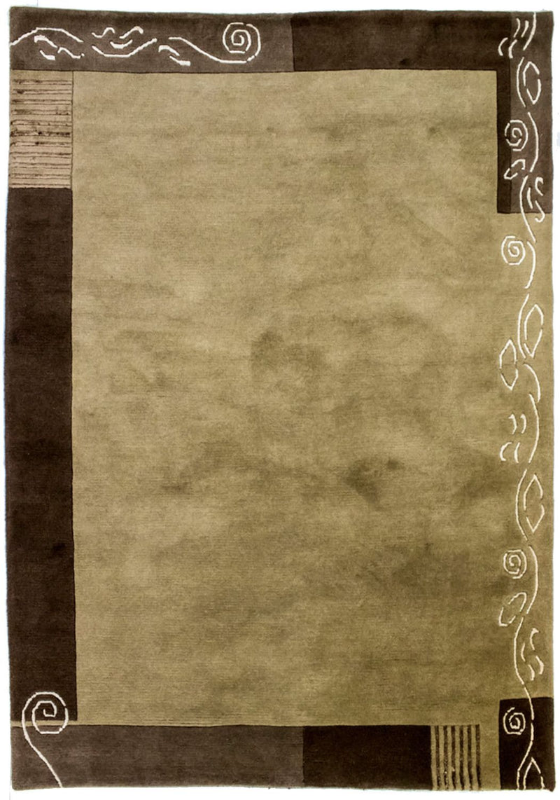 Nepal Tæppe - 200 x 146 cm - beige