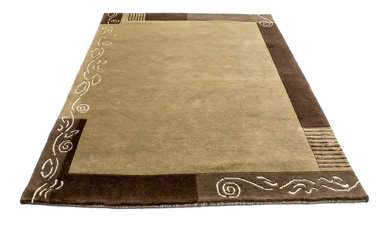 Nepal Tæppe - 200 x 146 cm - beige