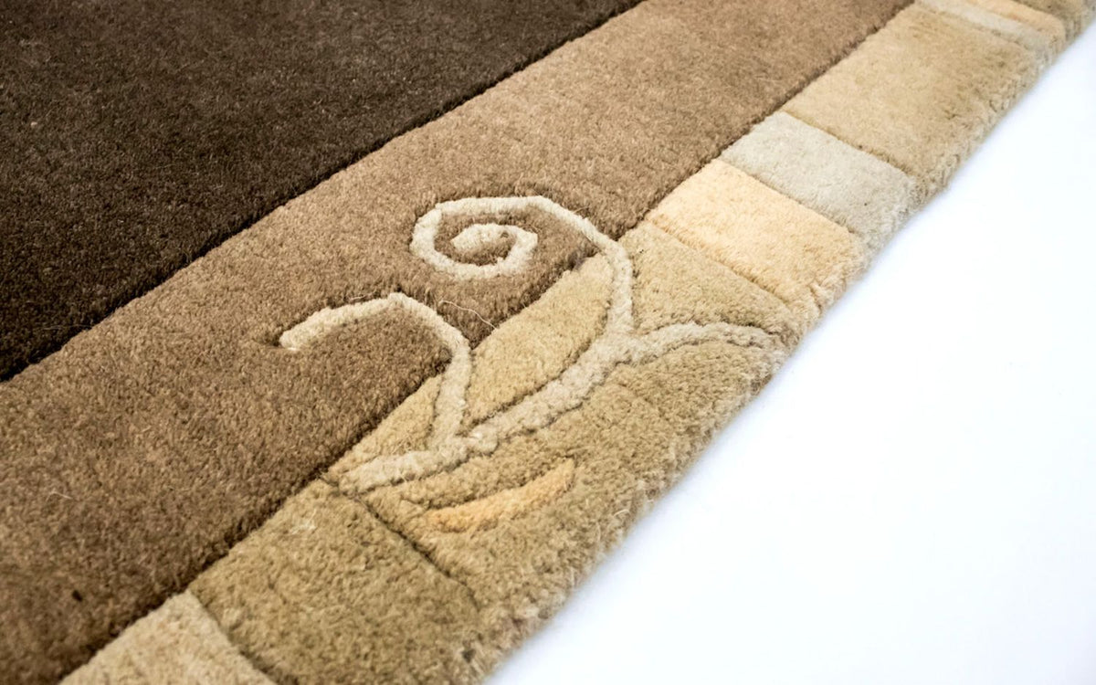 Nepal Tæppe - 197 x 143 cm - brun