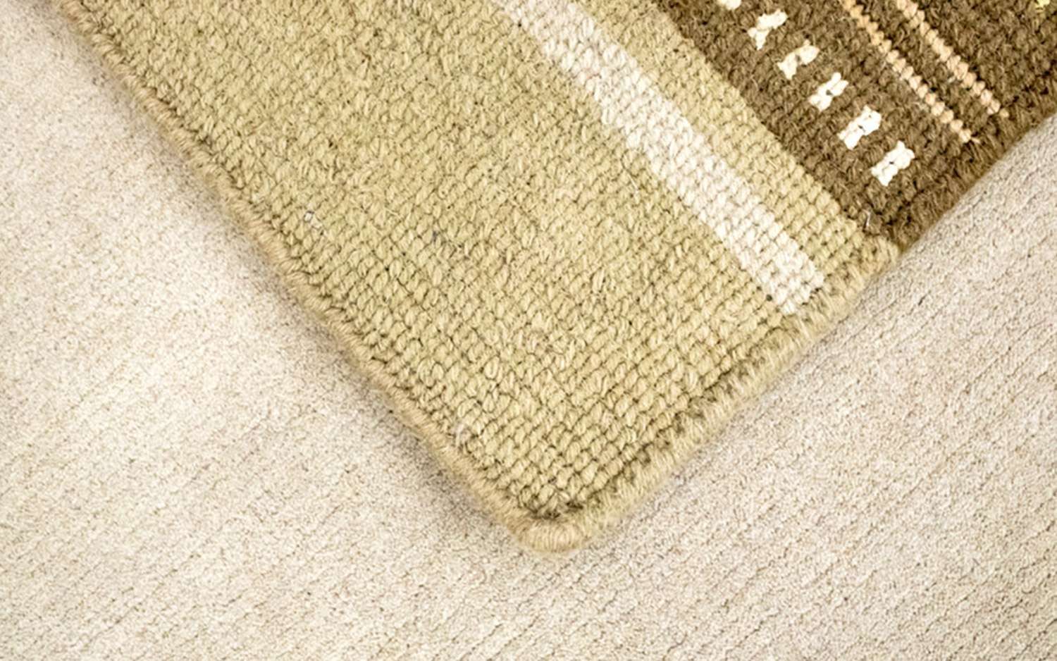 Nepal Tæppe - 195 x 144 cm - beige