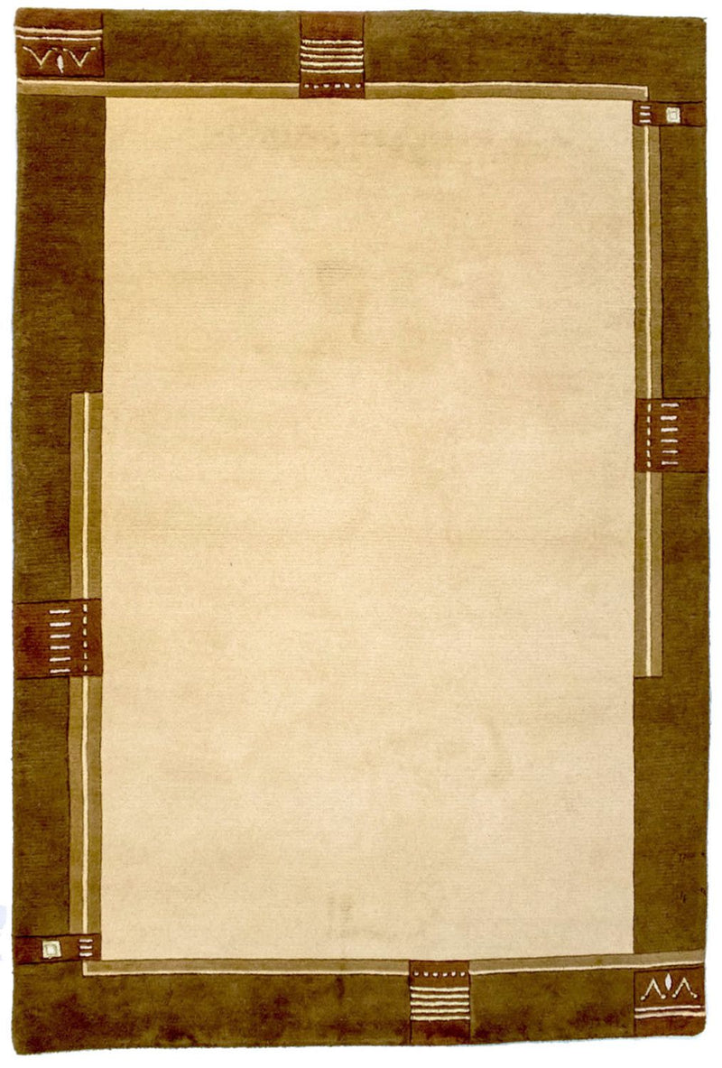 Nepal Tæppe - 197 x 143 cm - beige