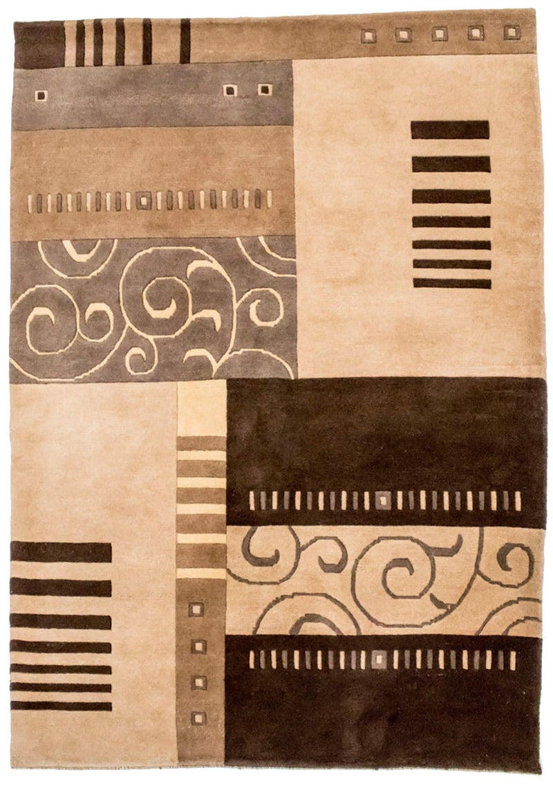 Nepal Tæppe - 197 x 144 cm - flerfarvet