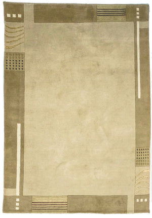 Nepal Tæppe - 194 x 143 cm - beige