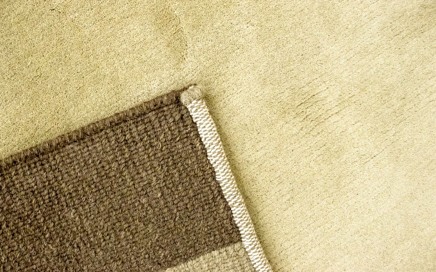 Nepal Tæppe - 202 x 145 cm - beige