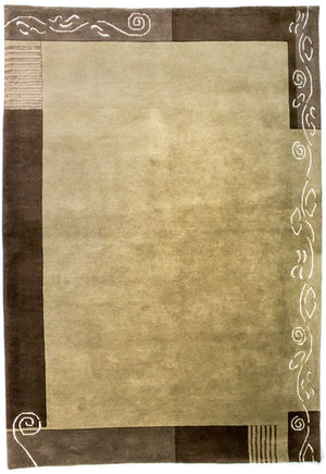 Nepal Tæppe - 202 x 145 cm - flerfarvet