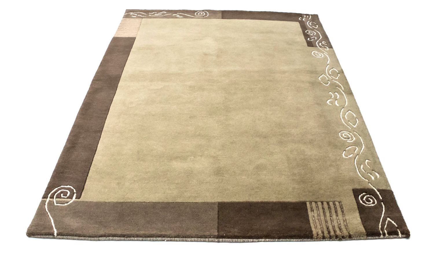 Nepal Tæppe - 202 x 145 cm - flerfarvet