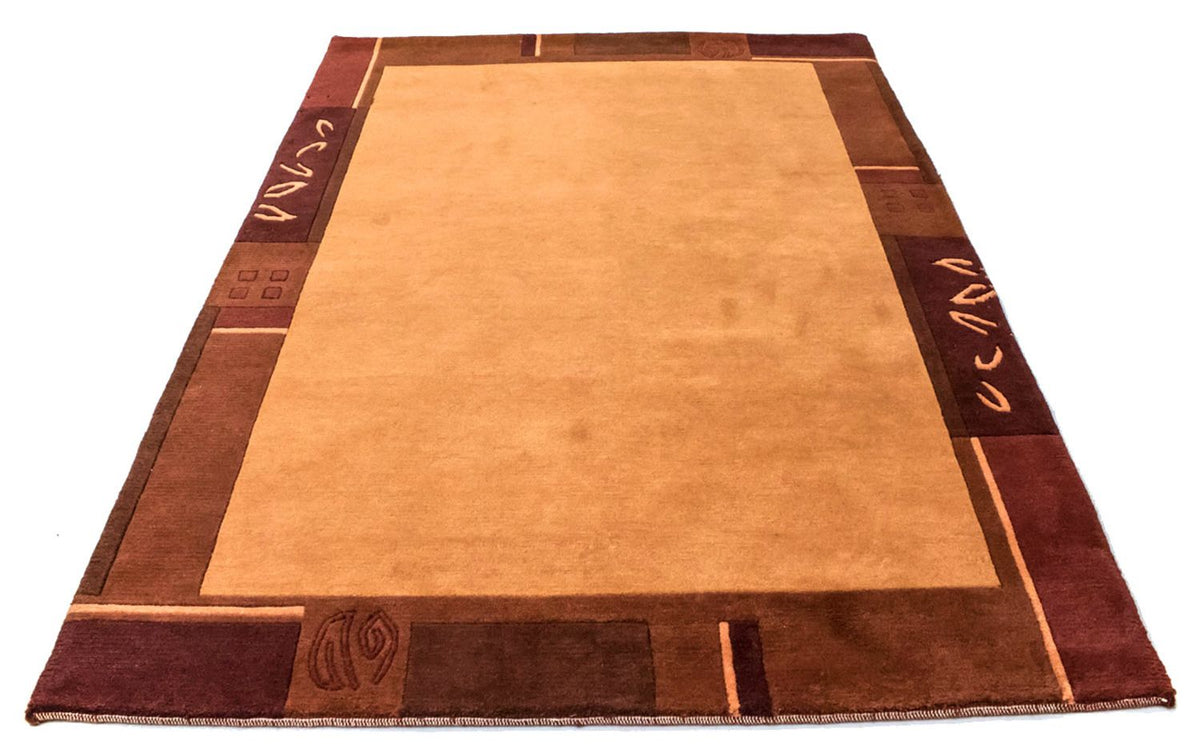 Nepal Tæppe - 201 x 146 cm - orange