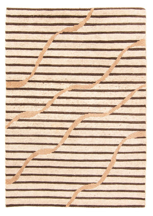 Nepal Tæppe - 202 x 141 cm - beige