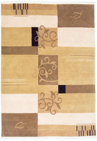 Nepal Tæppe - 183 x 130 cm - flerfarvet