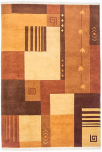 Nepal Tæppe - 184 x 120 cm - flerfarvet