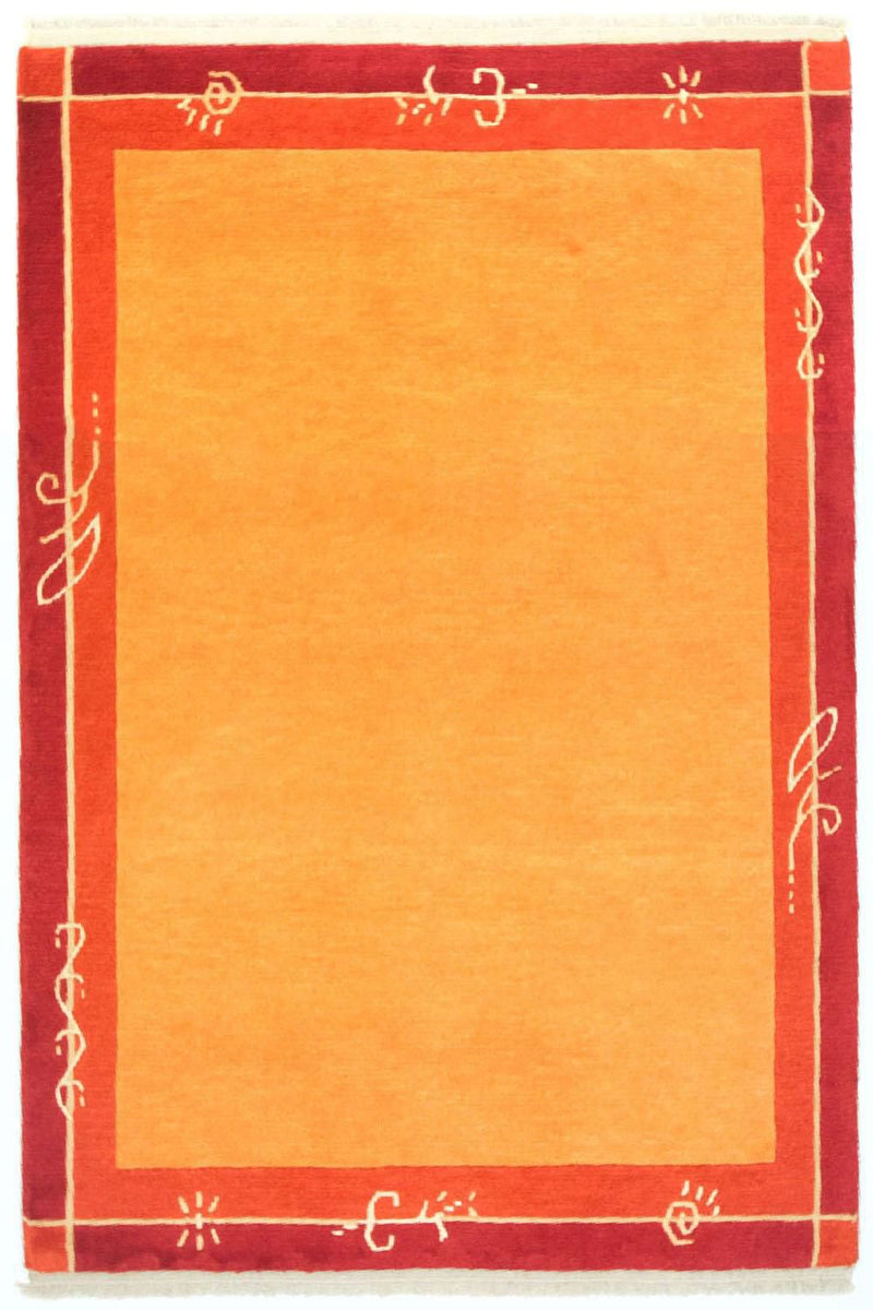 Nepal Tæppe - 175 x 120 cm - orange