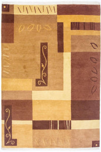 Nepal Tæppe - 184 x 121 cm - flerfarvet