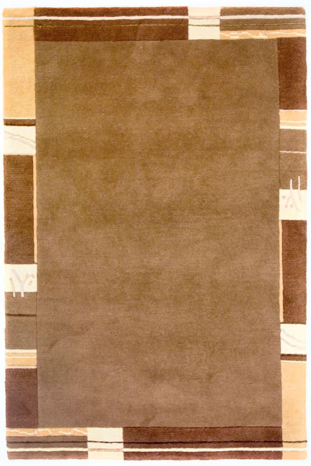Nepal Tæppe - 181 x 122 cm - brun