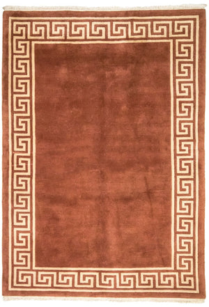 Nepal Tæppe - 239 x 171 cm - brun