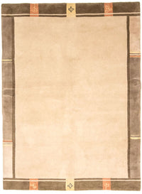Nepal Tæppe - 242 x 175 cm - beige