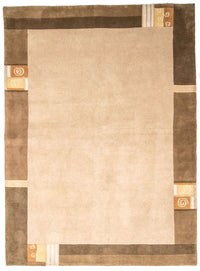 Nepal Tæppe - 236 x 172 cm - beige