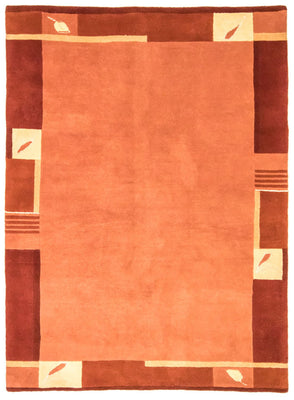 Nepal Tæppe - 238 x 170 cm - orange